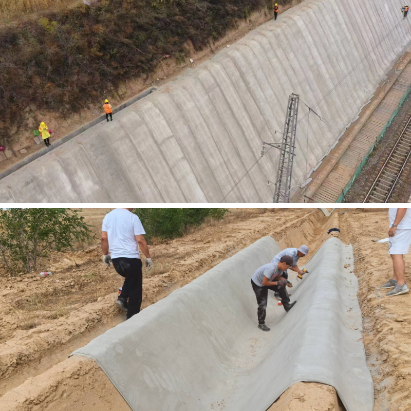 بطانة خندق الصرف الصحي بطانة خندق الصرف الصحي