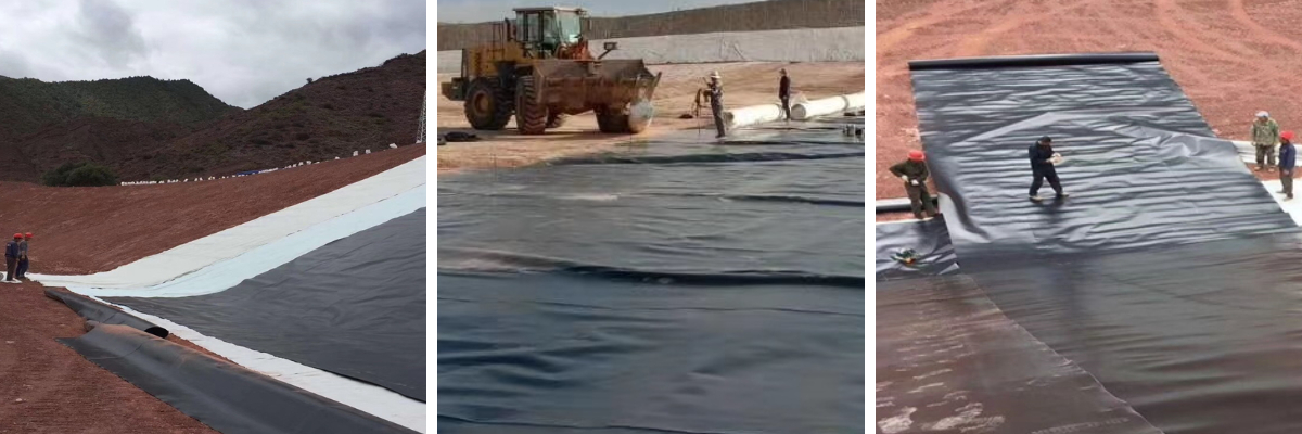 Canal and Reservoir Lining with HDPE Geomembrane Canal and Reservoir Lining with HDPE Geomembrane