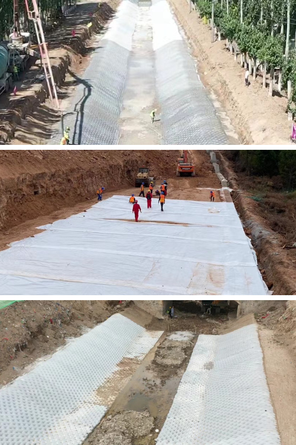 排水路およびフランス式排水路における濾過層としての織りジオテキスタイル 排水路およびフランス式排水路における濾過層としての織りジオテキスタイル