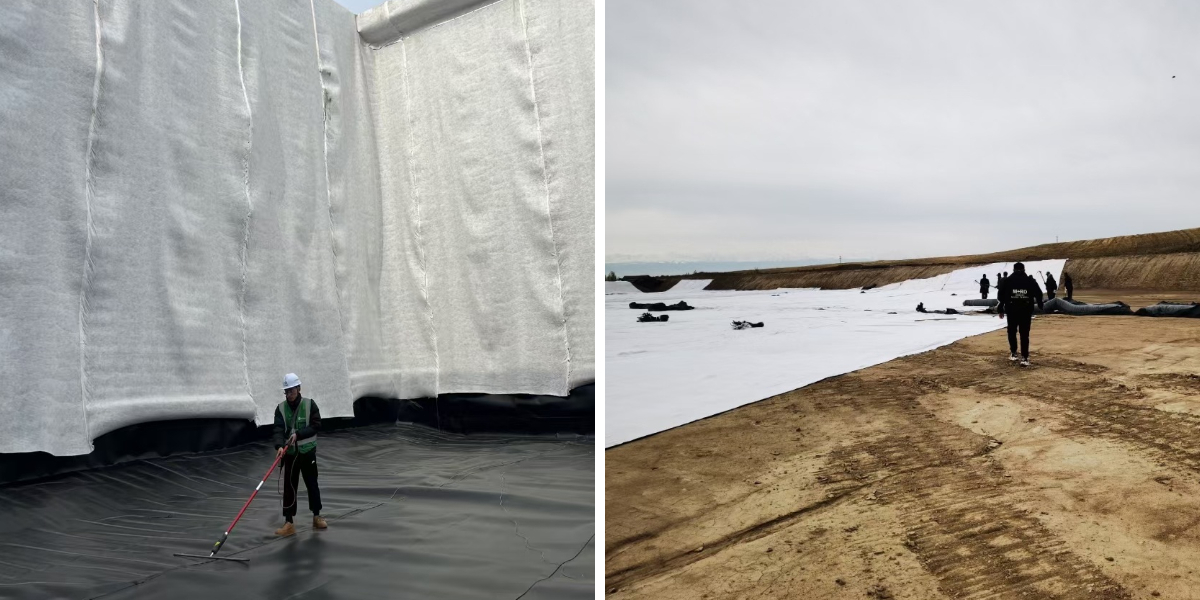 ผ้าใยสังเคราะห์สำหรับถนนโคลน