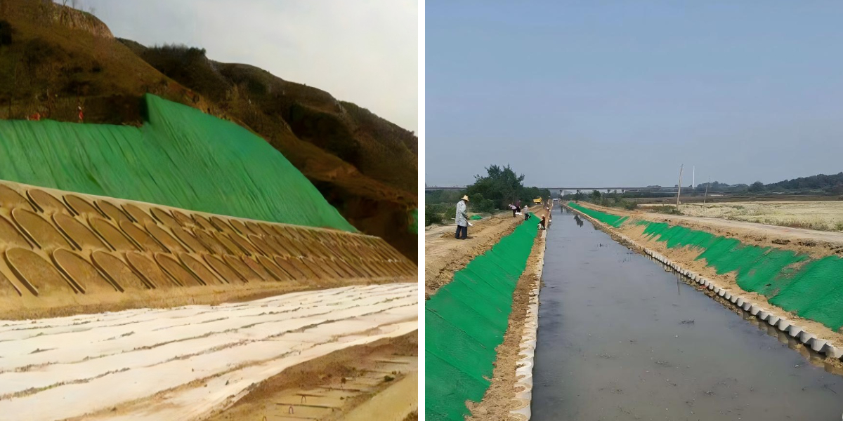 استخدام Geomat لإدارة مياه الأمطار والتحكم في الجريان السطحي استخدام Geomat لإدارة مياه الأمطار والتحكم في الجريان السطحي