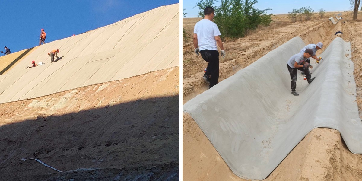 بطانيات الأسمنت لتثبيت المنحدرات: حل فعال من حيث التكلفة بطانيات الأسمنت لتثبيت المنحدرات: حل فعال من حيث التكلفة