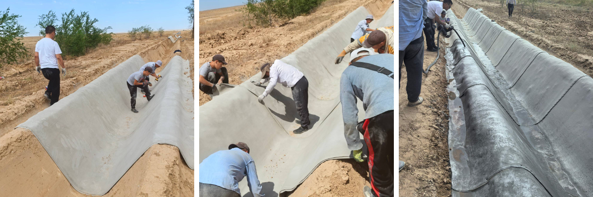 تاريخ وتطور تكنولوجيا النسيج المشرب بالخرسانة تاريخ وتطور تكنولوجيا النسيج المشرب بالخرسانة