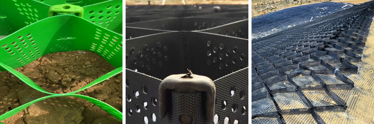 Géocellule en plastique