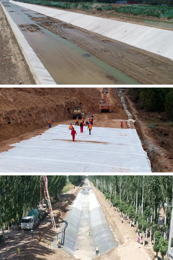 Geotekstil Tenun untuk Pengendalian Erosi pada Pelapis Saluran dan Parit