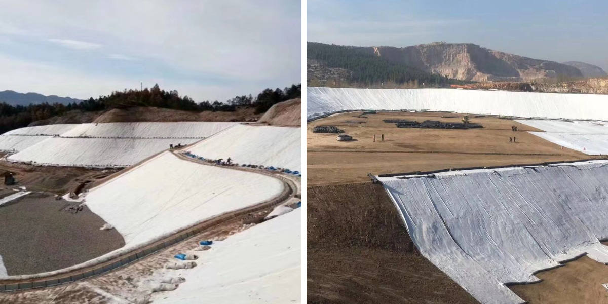 المنسوجات الأرضية لـ Riprap