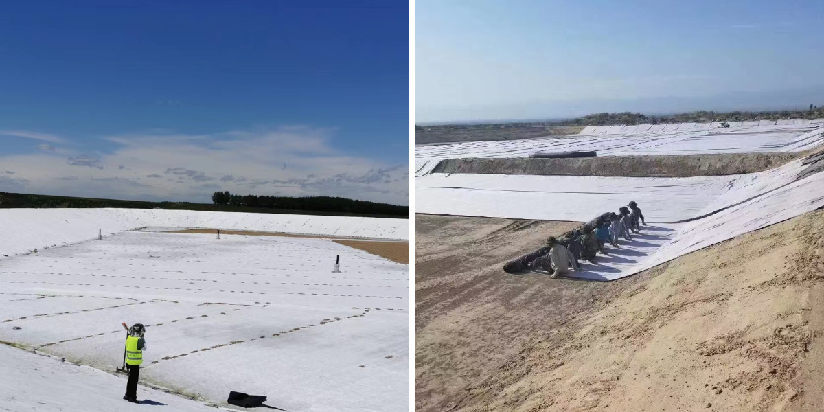 Geofabric Road Construction