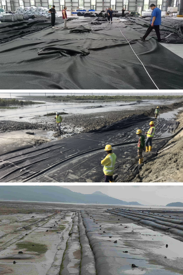 Utilisation des géotubes pour la gestion des résidus miniers et des boues minérales. Utilisation des géotubes pour la gestion des résidus miniers et des boues minérales.