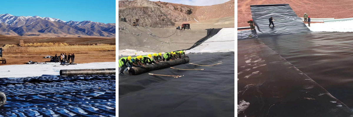 دراسات الحالة: استخدام ناجح لأغشية البولي إيثيلين عالية الكثافة في تخزين مخلفات التعدين