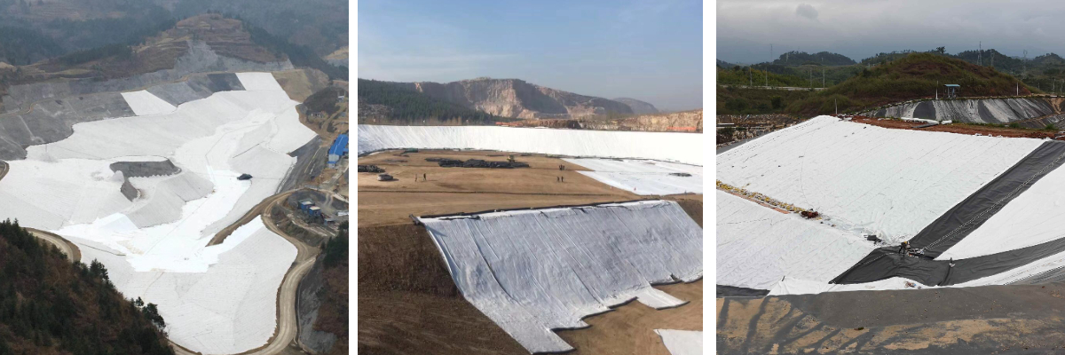 غطاء أرضي من الجيوتكستايل غير المنسوج غطاء أرضي من الجيوتكستايل غير المنسوج