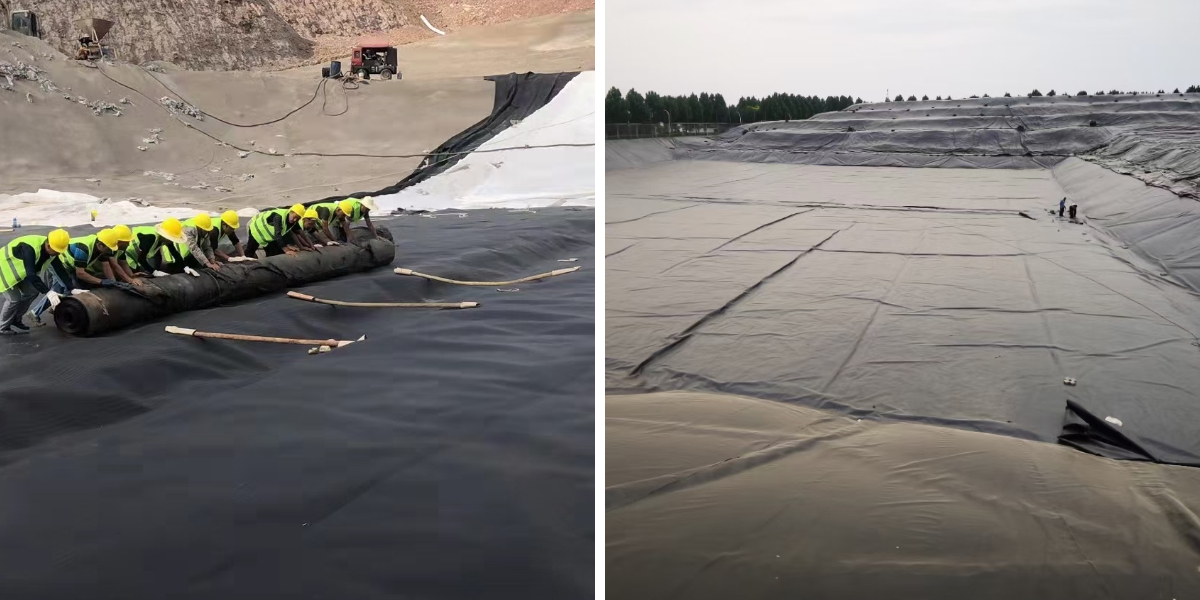 المتانة طويلة الأمد لأغشية البولي إيثيلين عالية الكثافة في مرافق النفايات الكيميائية