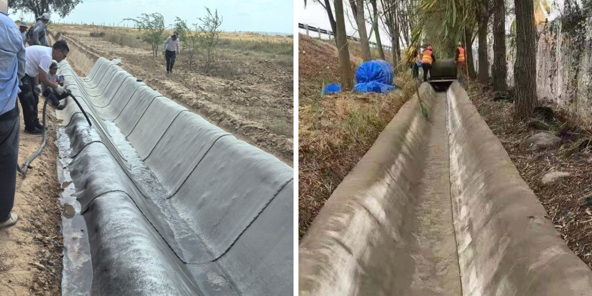 Reparação de manta de cimento danificada: remendar rasgos e prolongar a vida útil