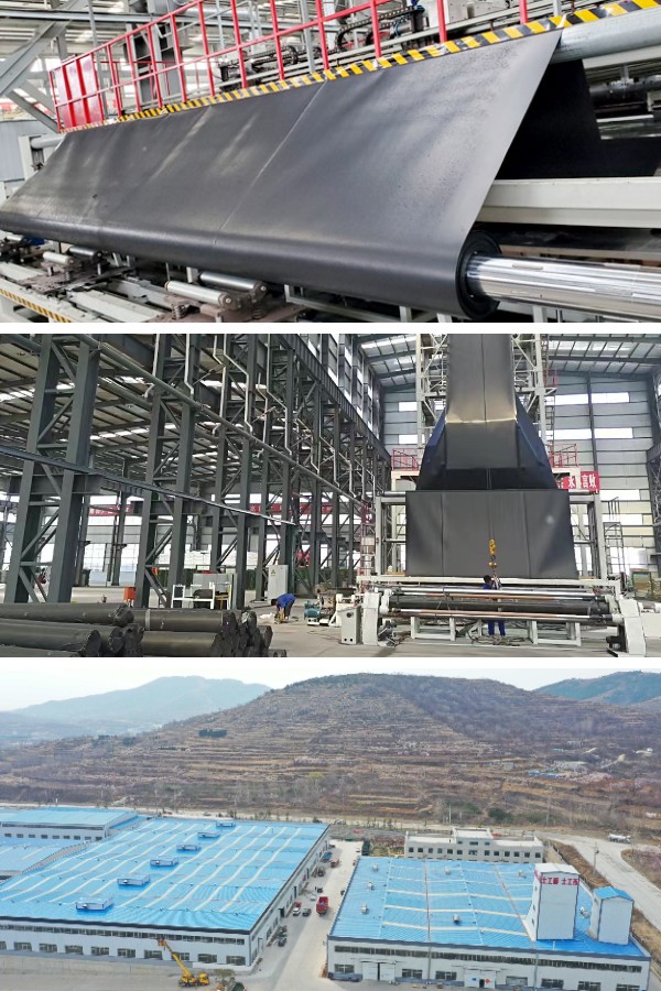 Revêtement de décharge en PEHD