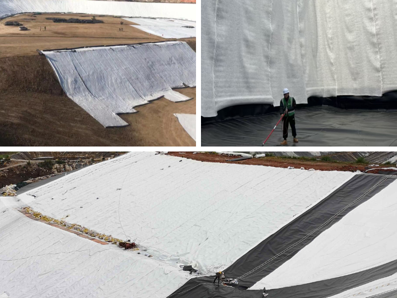 Géotissu pour murs de soutènement