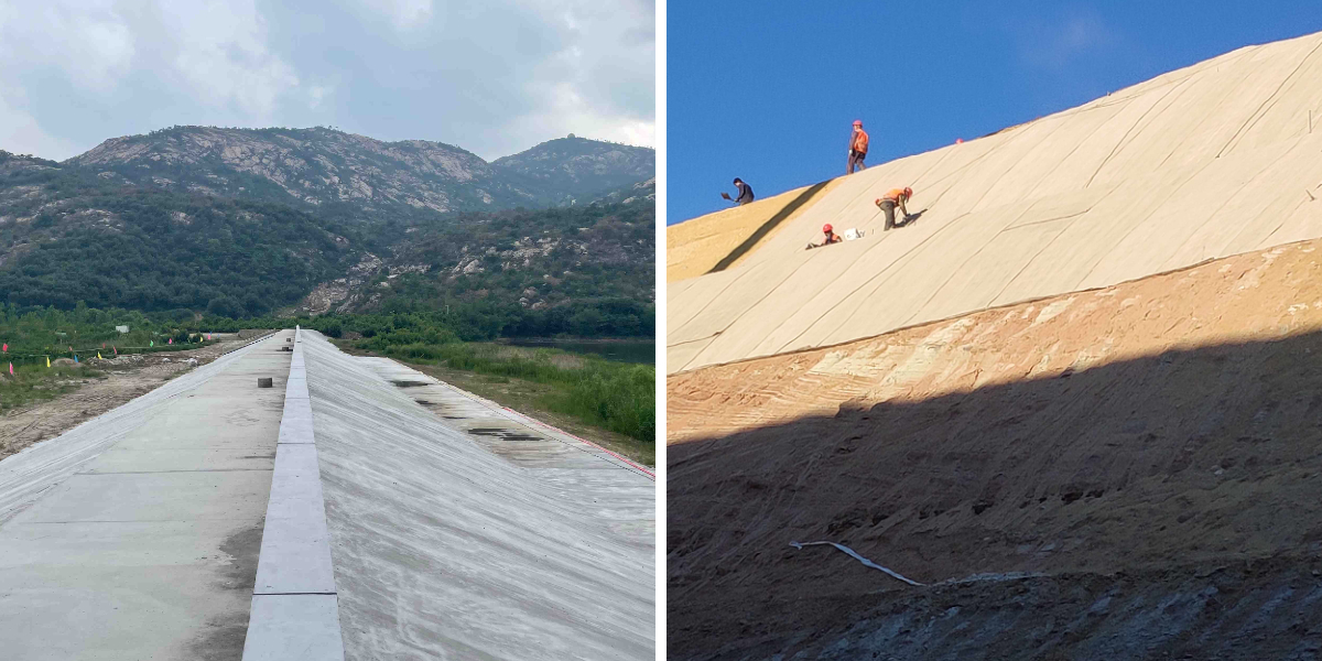 بطانة خندق الصرف الصحي بطانة خندق الصرف الصحي