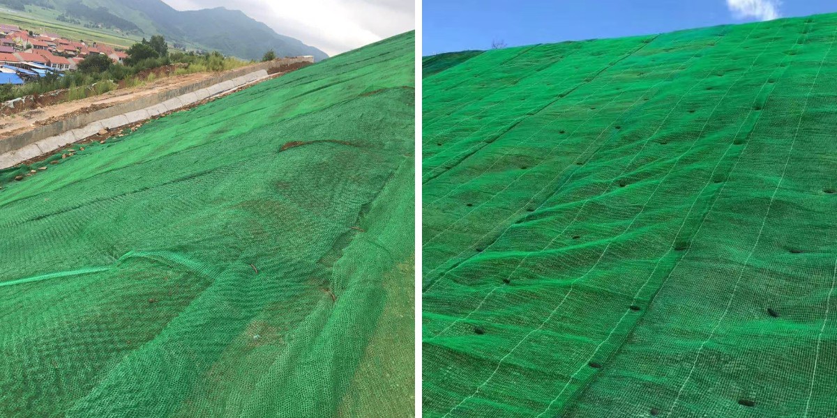 Geomanta de alta resistência para controlo de erosão: proteção a longo prazo para taludes rodoviários e fluviais Geomanta de alta resistência para controlo de erosão: proteção a longo prazo para taludes rodoviários e fluviais