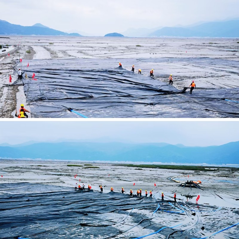 أنبوب الجيوتكستايل: الدليل الكامل لتطبيقاته في حماية السواحل من التآكل