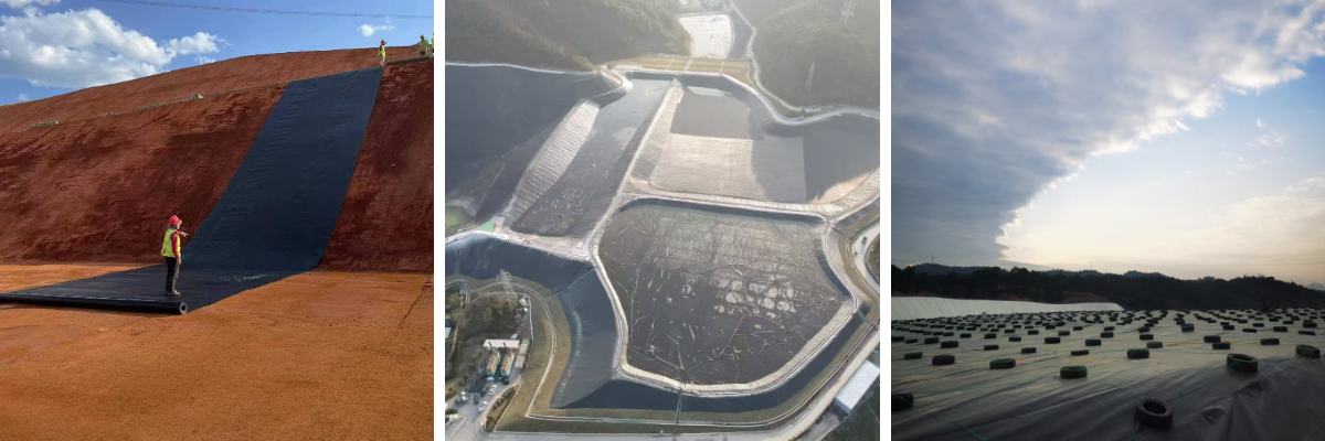 صفائح غشاء البولي إيثيلين عالي الكثافة