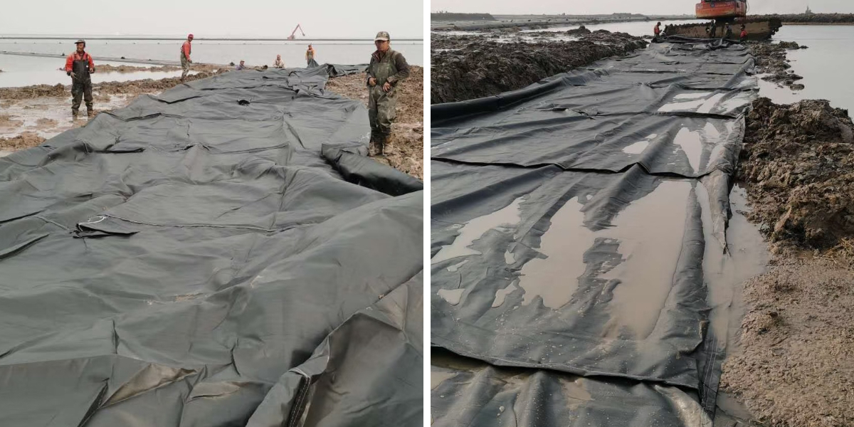 ジオチューブ技術による都市および産業汚泥の脱水 ジオチューブ技術による都市および産業汚泥の脱水