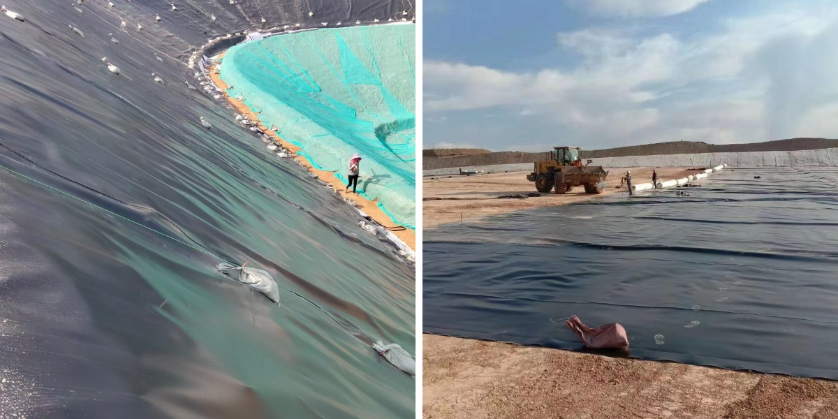 بطانة بركة من البولي إيثيلين عالي الكثافة