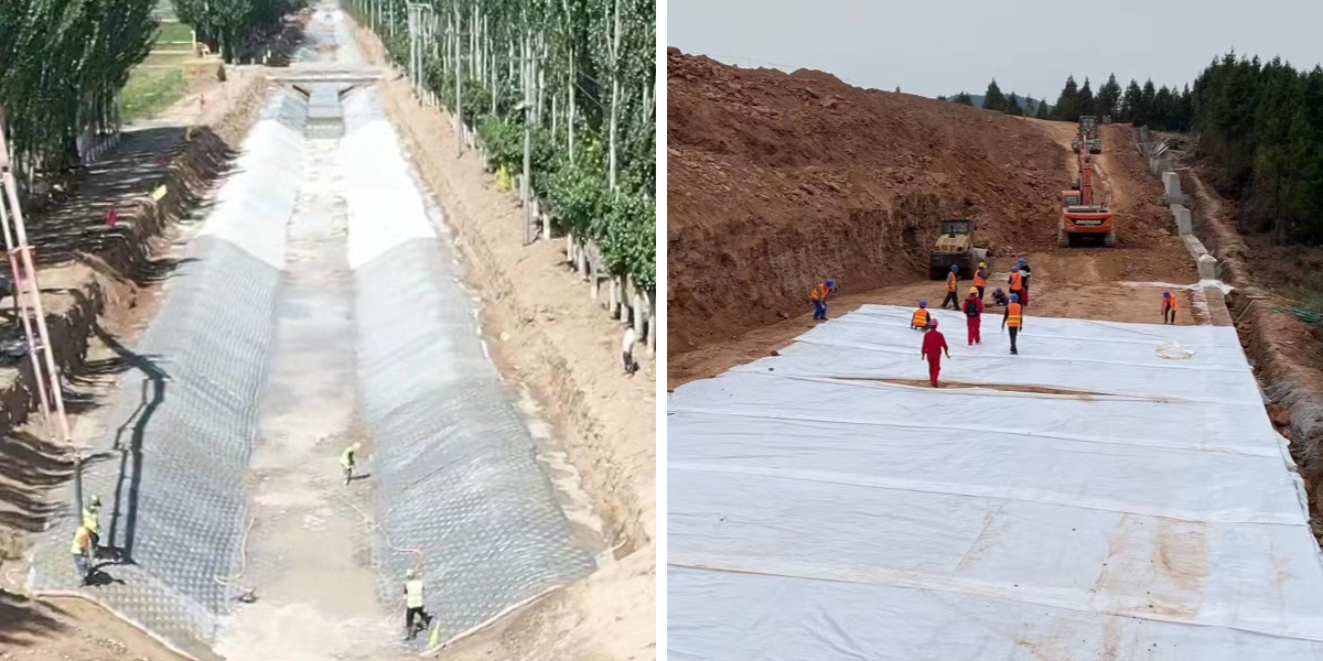 Construction Site Access Roads: Stabilizing Soft Ground with Woven Geotextile