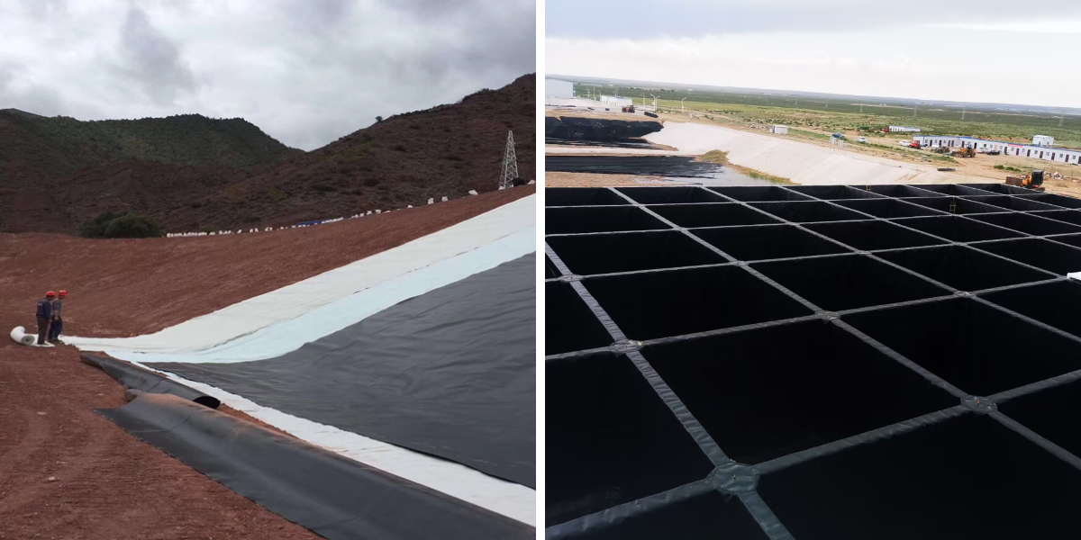 غشاء أرضي من البولي إيثيلين عالي الكثافة 60 مل