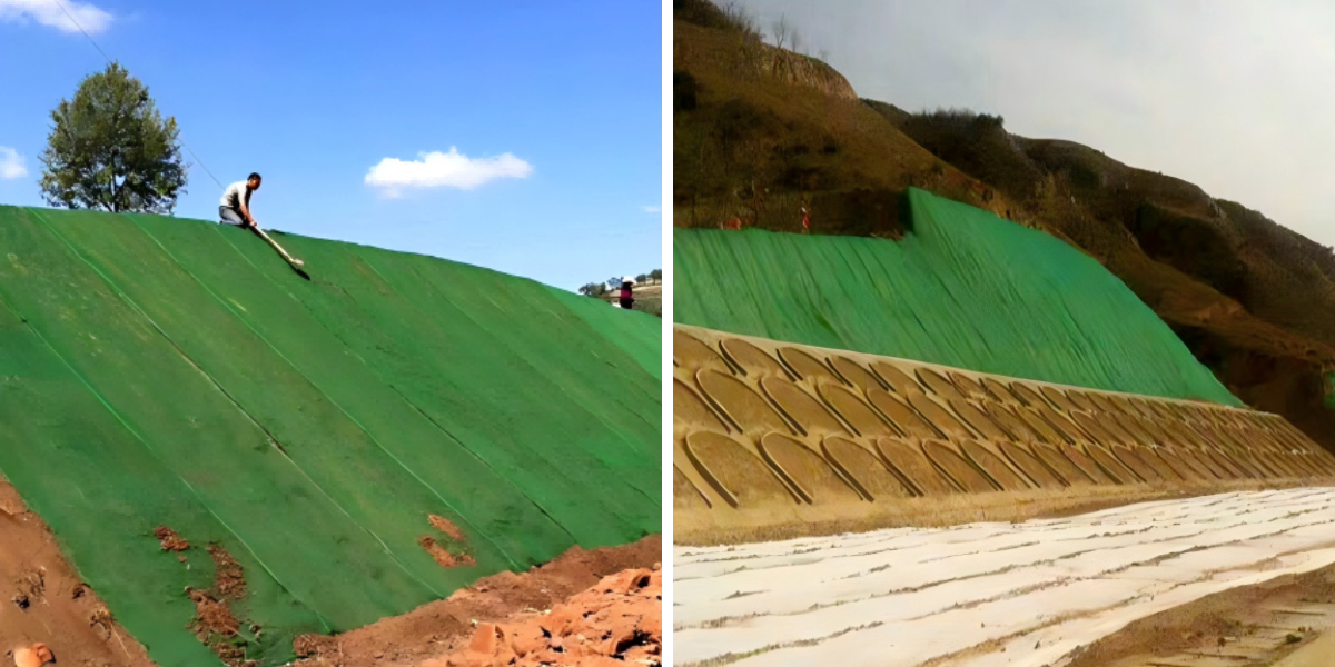 Geomat Applications in Railway Infrastructure Projects