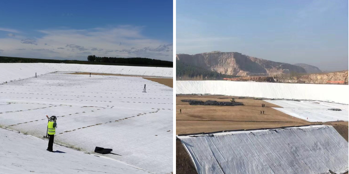 ผ้าใยสังเคราะห์ใต้พื้นคอนกรีต