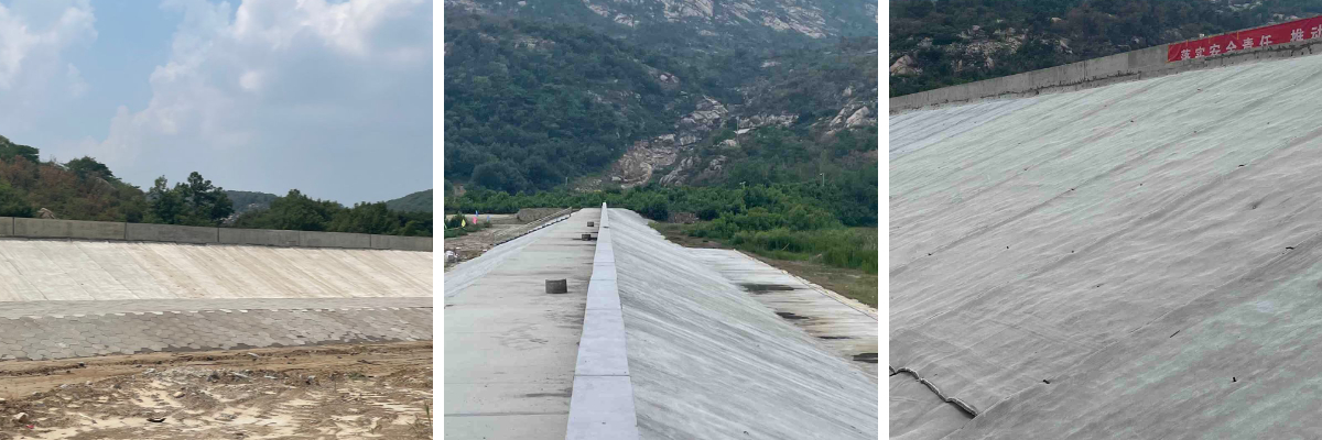 Caso práctico: Reparación de un canal de riego averiado con mantas de hormigón cementado.