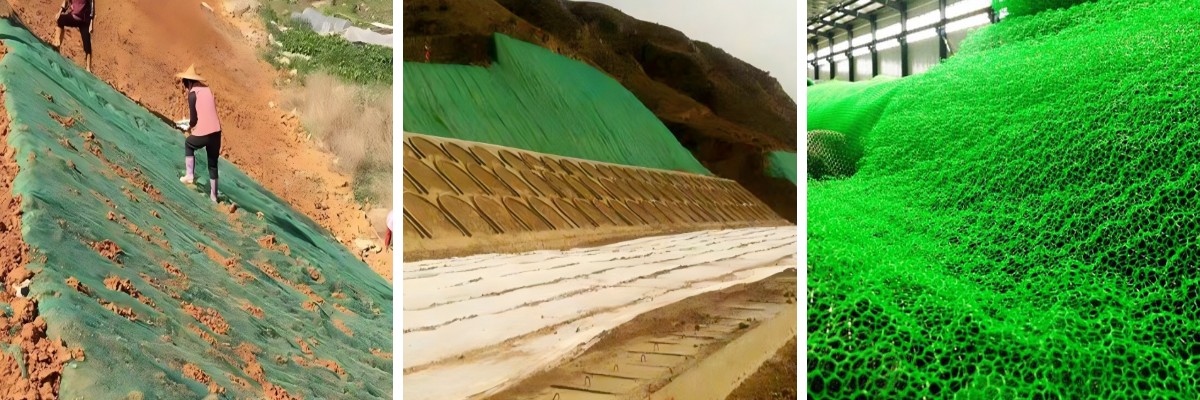 Выходя за рамки традиционных матов: как трехмерные сетки для растительности создают постоянную почвенную матрицу, укрепленную корнями растений.
