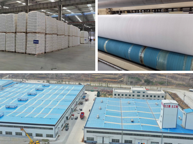 Tissu filtrant géotextile tissé