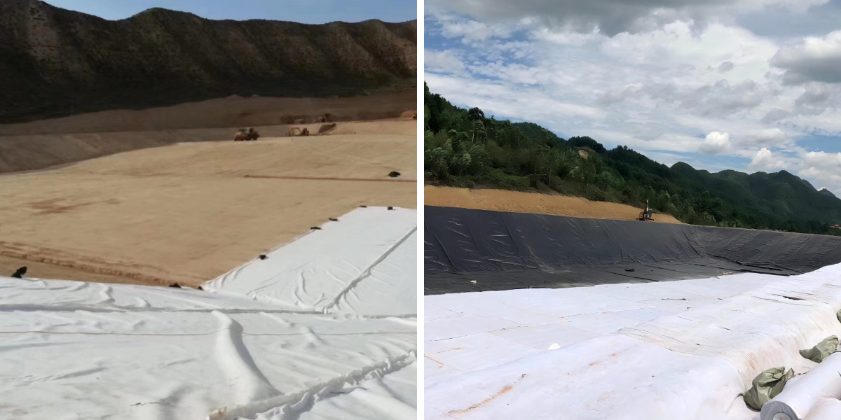 نسيج جيوتك للجدران الاستنادية