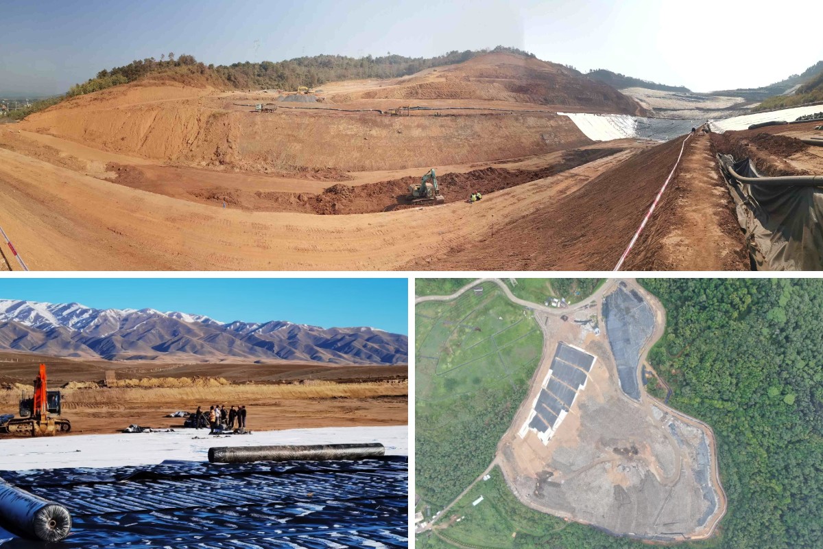 Revêtements de barrage en PEHD