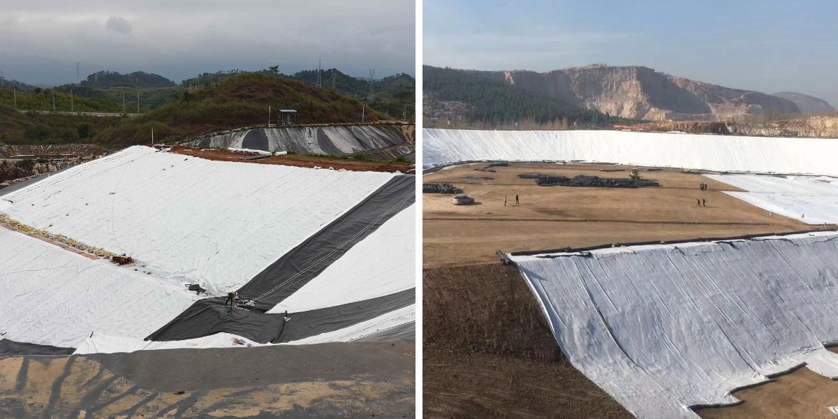 Tissu géo pour allée