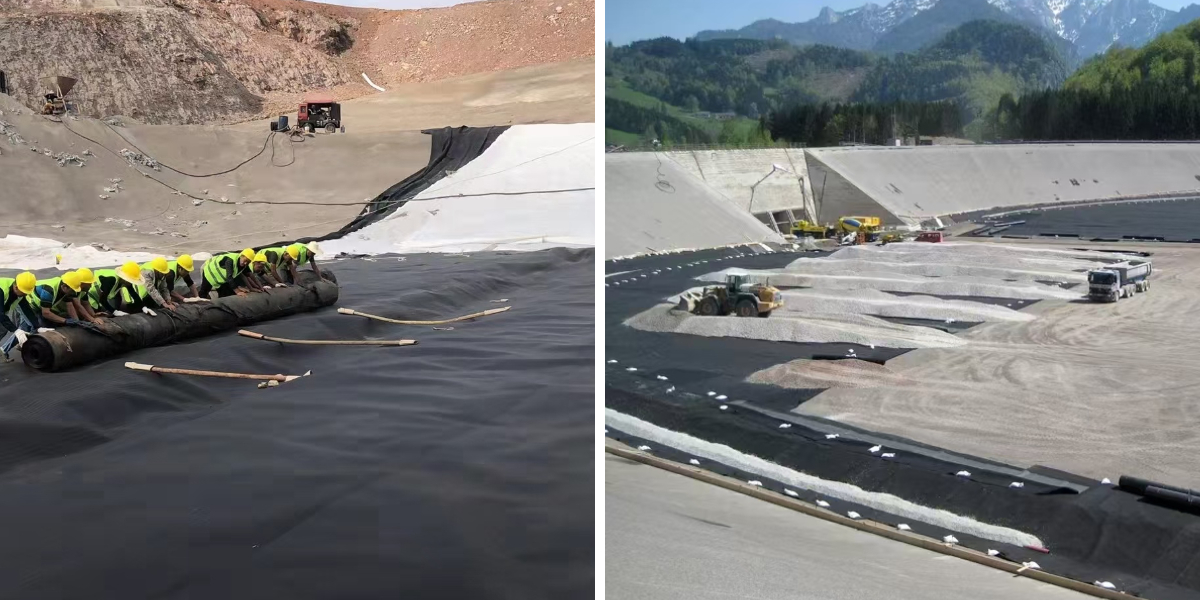 Géomembranes en PEHD pour décharges : conception, spécifications et conformité Géomembranes en PEHD pour décharges : conception, spécifications et conformité