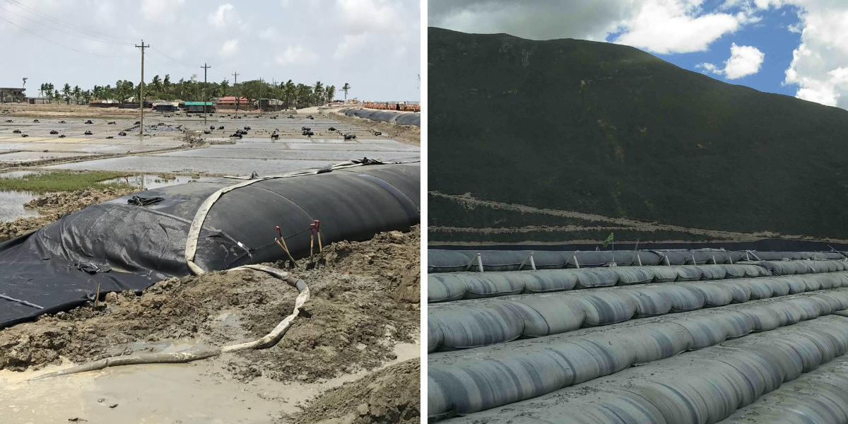 أبعاد أنابيب التكسية الأرضية لحماية الشواطئ: ما تحتاج إلى معرفته أبعاد أنابيب التكسية الأرضية لحماية الشواطئ: ما تحتاج إلى معرفته