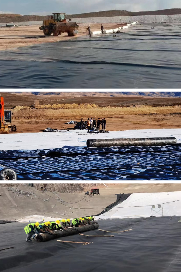 Proyecto destacado: Revestimiento de un estanque minero de 50 acres para el cumplimiento de la normativa ambiental.