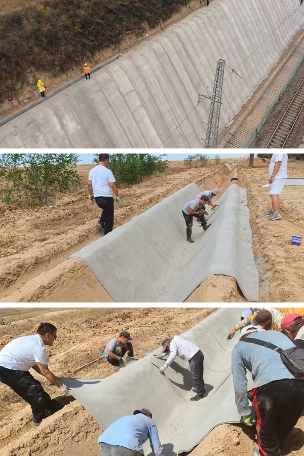 إصلاح البنية التحتية السريع: كيف تُستخدم بطانيات الأسمنت في الإغاثة من الكوارث