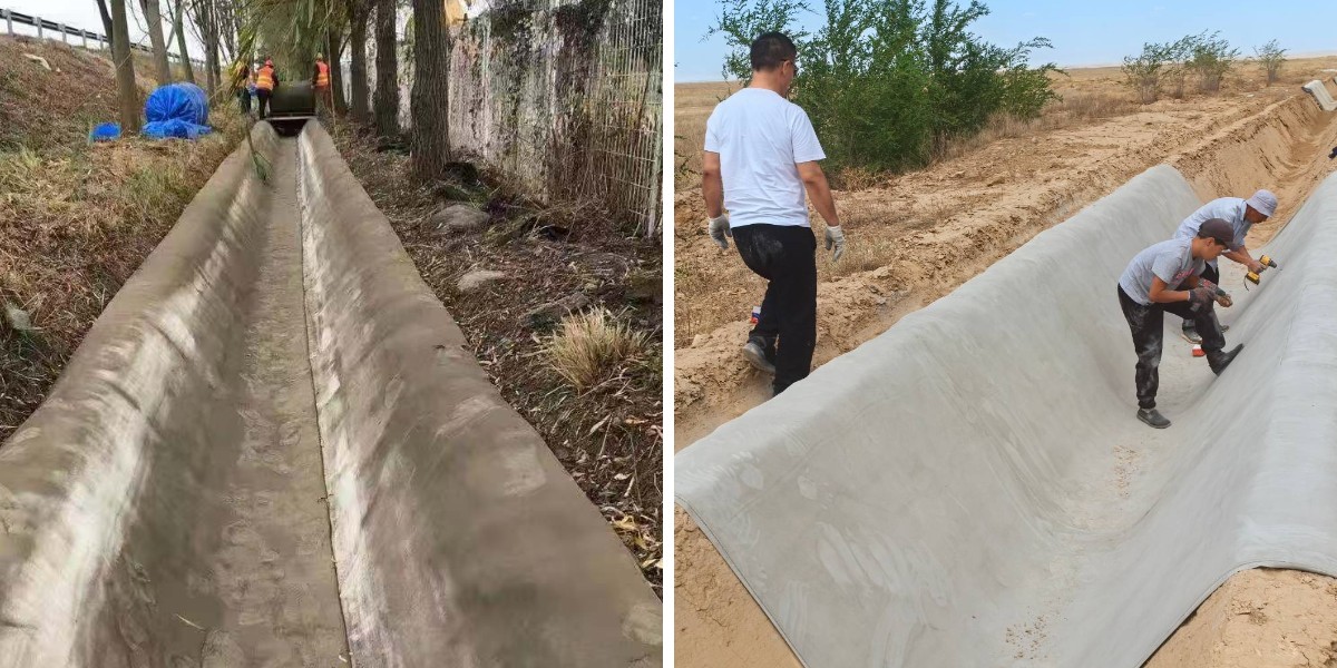 Tecido impregnado de cimento para aplicações em solos ácidos: compatibilidade química e longevidade