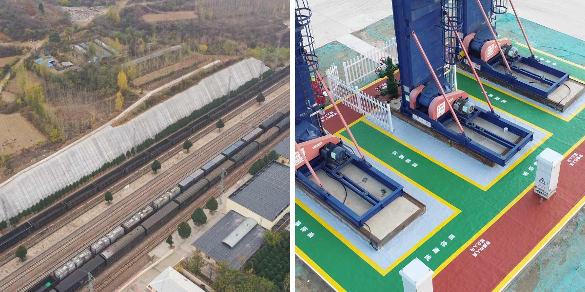 لفة القماش الخرسانية