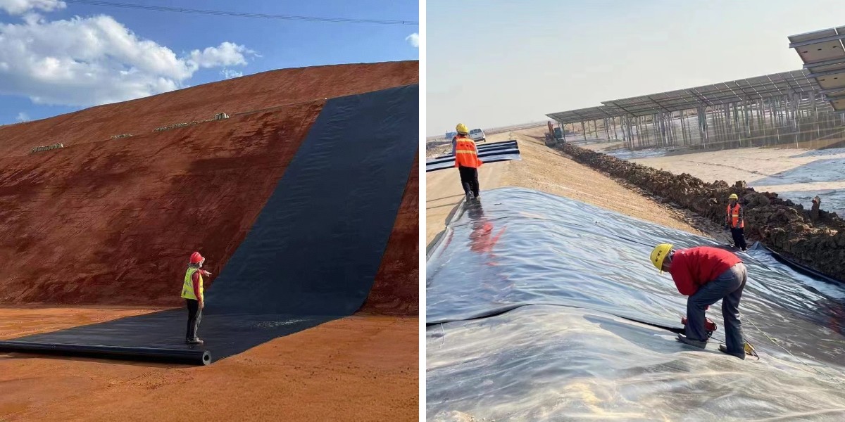 مقاومة كيميائية فائقة لأغشية HDPE الجيوتقنية للبيئات القاسية