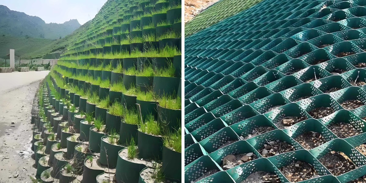 Recuperación minera: Soluciones de geoceldas de alta resistencia para pendientes pronunciadas