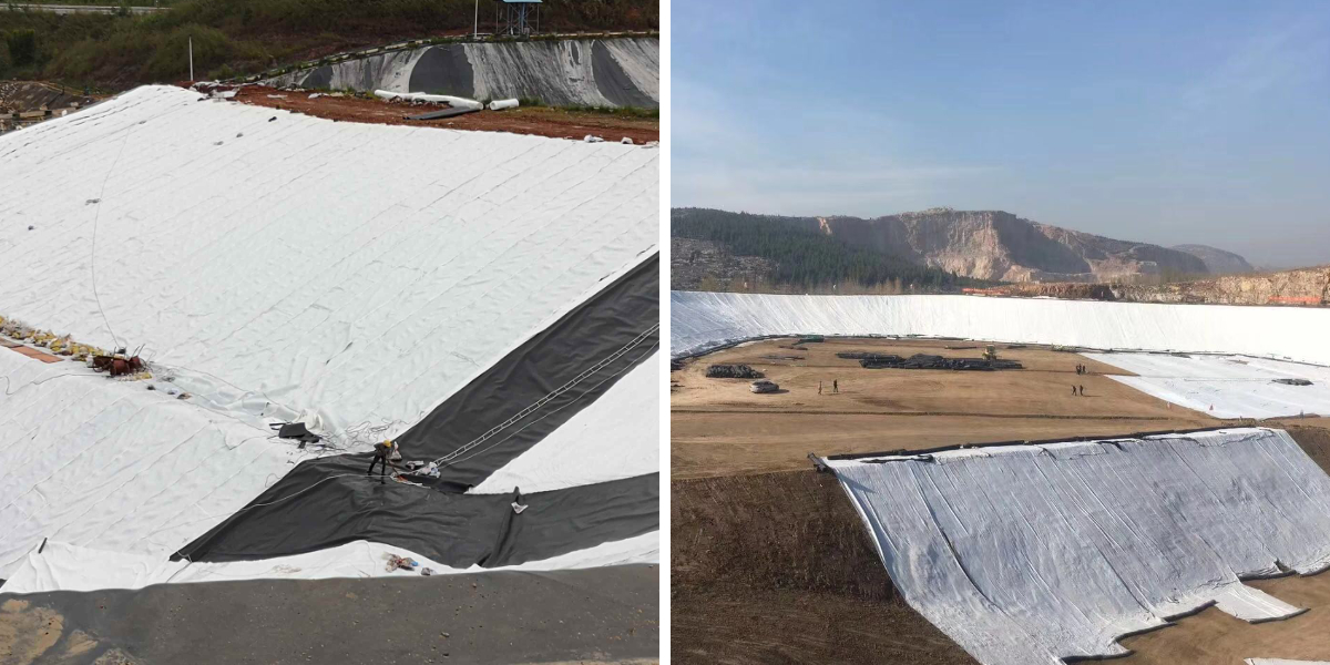 نسيج الجيوتكستايل تحت ممر الحصى نسيج الجيوتكستايل تحت ممر الحصى