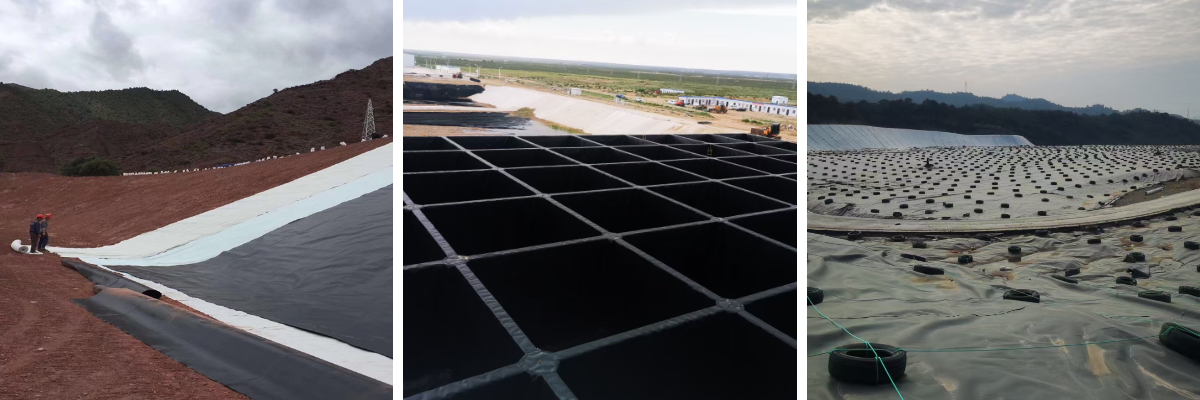 Revêtement en PEHD de 60 mil