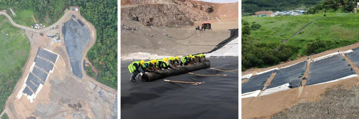 تقنية تركيب أغشية HDPE الجيولوجية وإدارة الجودة لمشاريع منع تسرب المياه