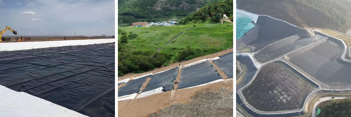 Technologies de soudage principales et processus d'installation standard du revêtement anti-infiltration en géomembrane HDPE