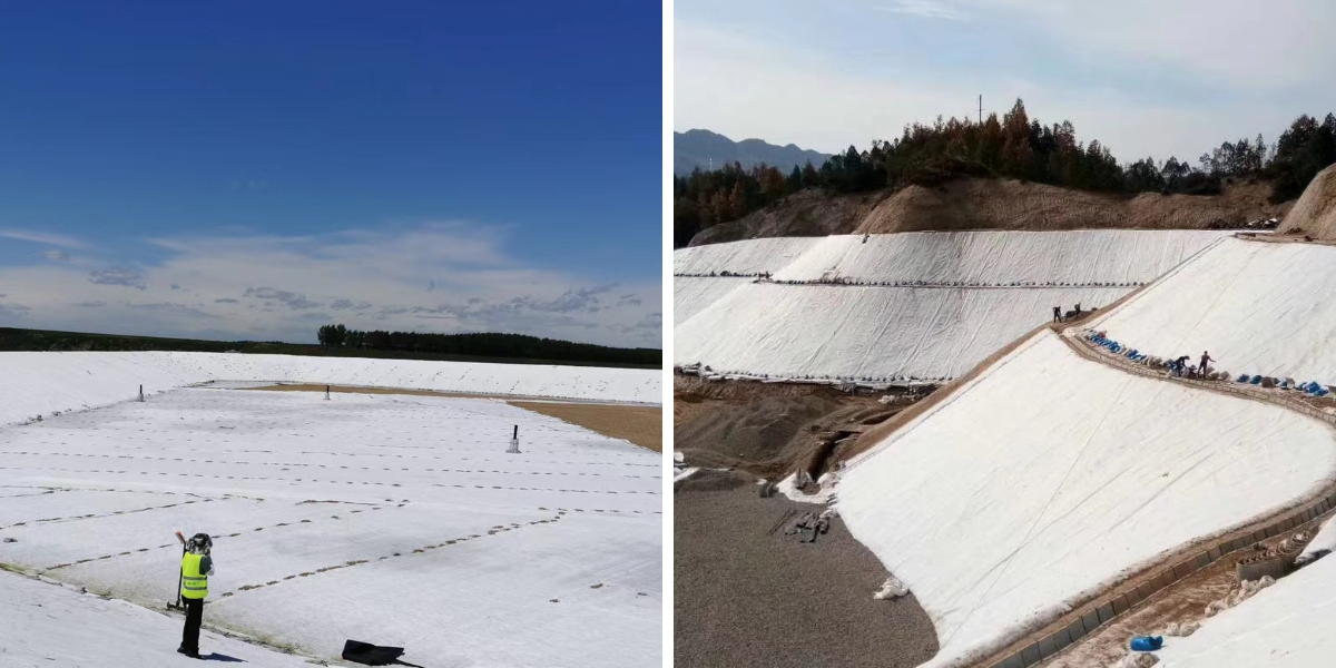 ผ้าใยสังเคราะห์สีขาว