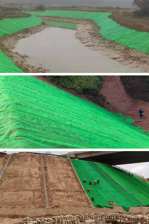 埋立地の覆蓋と鉱山復旧：3Dネットによる安定した植生の閉鎖の実現