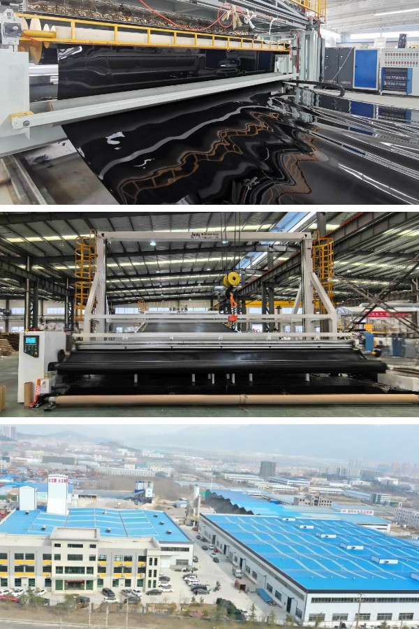 غشاء أرضي ناعم من البولي إيثيلين عالي الكثافة