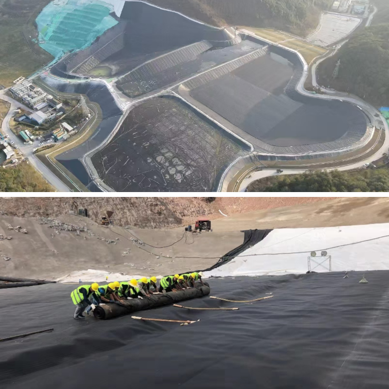 غشاء أرضي من البولي إيثيلين عالي الكثافة 30 مل